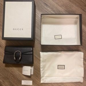 Gucci Dionysus leather super mini bag